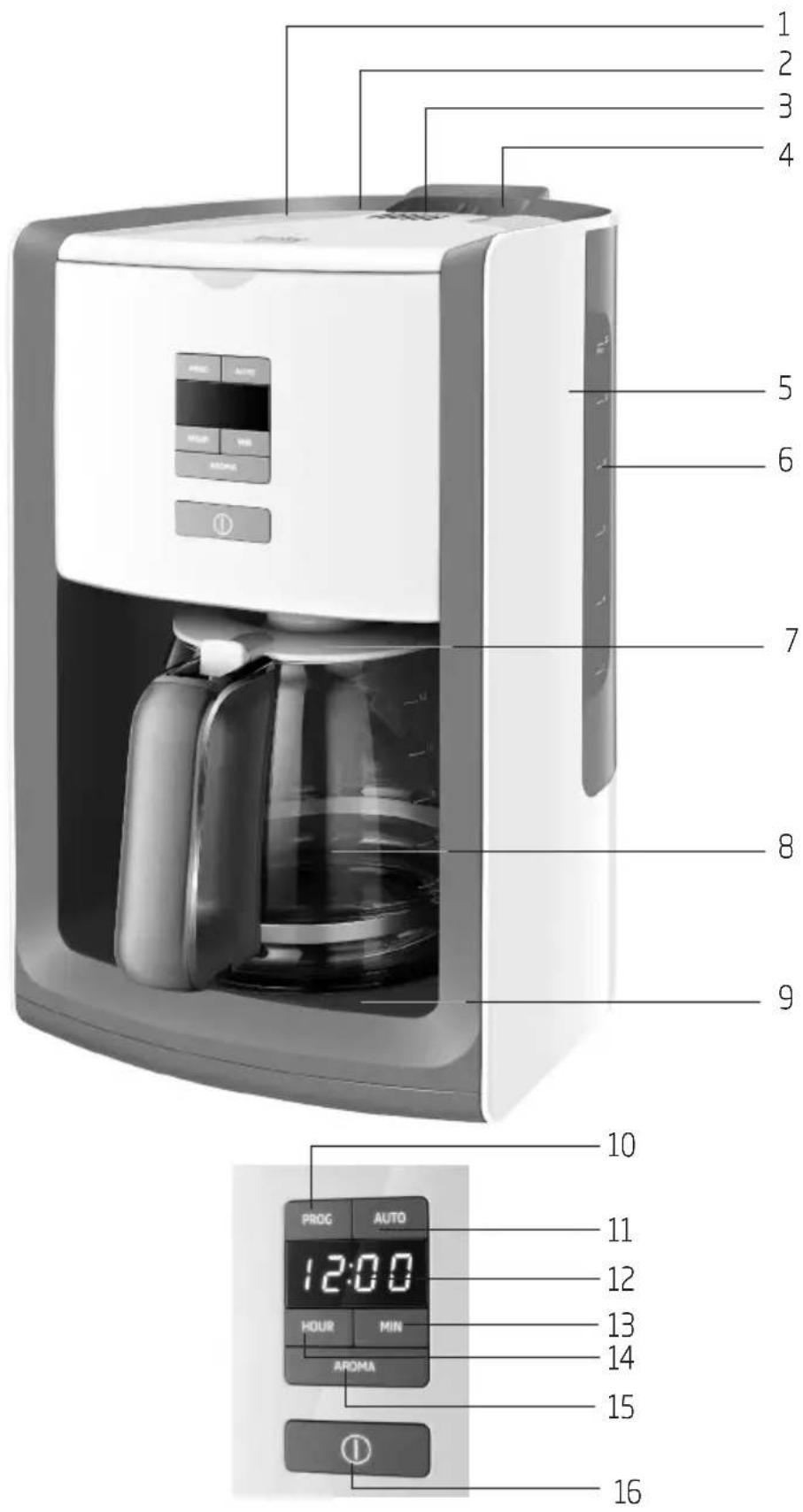 BEKO CFD6151W - Coffee Maker - 1