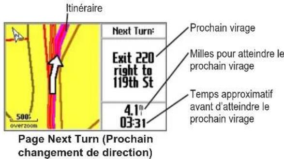 GARMIN Trail Guide - Modification des champs de données de la page Map : - 2