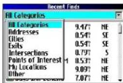 GARMIN Trail Guide - Recherche d'un site récemment trouvé : - 2