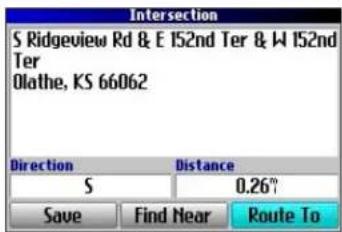 GARMIN Trail Guide - To view details about an on-screen point: - 1