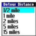 GARMIN Trail Guide - Pour créer un détour, procédez comme suit : - 1