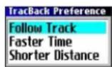 GARMIN Trail Guide - Following Your Track with the Compass Page - 1
