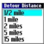 GARMIN Trail Guide - To set a detour: - 1