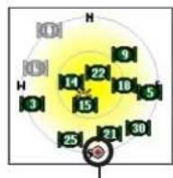 GARMIN Trail Guide - Sky View and Signal Strength Bars - 1