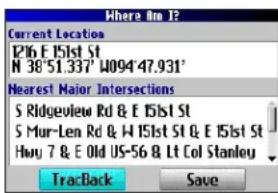 GARMIN Trail Guide - Para averiguar dónde se encuentra y guardar su ubicación: - 1