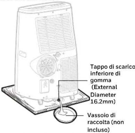 HONEYWELL HJ16CESVWK - Drenaggio manuale in modalità Raffreddamento, Deumidificazione - 1