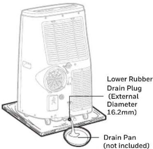 HONEYWELL HJ16CESVWK - Manual Draining in Cooling, Dehumidifying Modes - 1