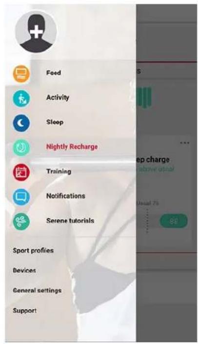 POLAR Ignite 2 - Nightly Recharge dans l'application Polar Flow - 1