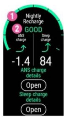 POLAR Ignite 2 - Nightly Recharge sur votre montre - 4