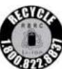 STIGA Multiclip 50 SXE B - RBRC (Rechargeable Battery Recycling Corporation) pitsat - 1