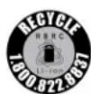 STIGA Multiclip 50 SXE B - Sello RBRC (Rechargeable Battery Recycling Corporation) - 2