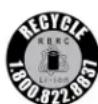 STIGA Multiclip 50 SXE B - Плоба корпоради RBRC (Rechargeable Battery Recycling Corporation) - 1