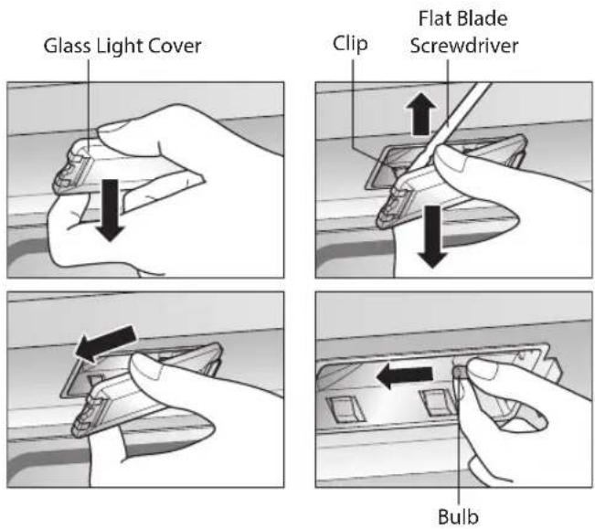LG LSWS306ST - Replacing Lamp on Top Wall - 1