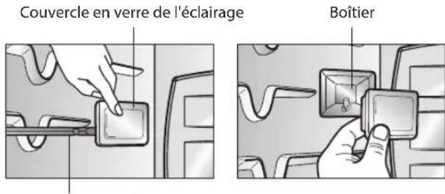 LG LSWS306ST - Remplacer l'éclairage sur le mur latéral - 1