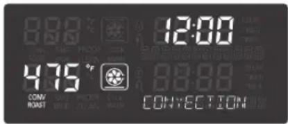 LG LSWS306ST - Displays for the CONV. ROAST mode - 1