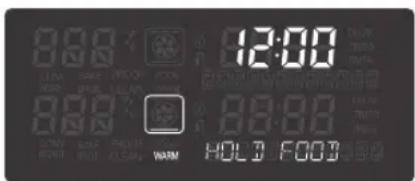 LG LSWS306ST - Écran pour le mode RÉCHAUD - 1