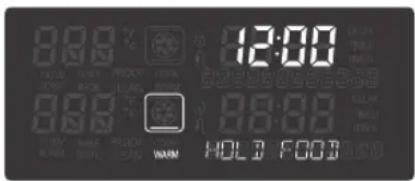 LG LSWS306ST - Displays for the WARM mode - 1