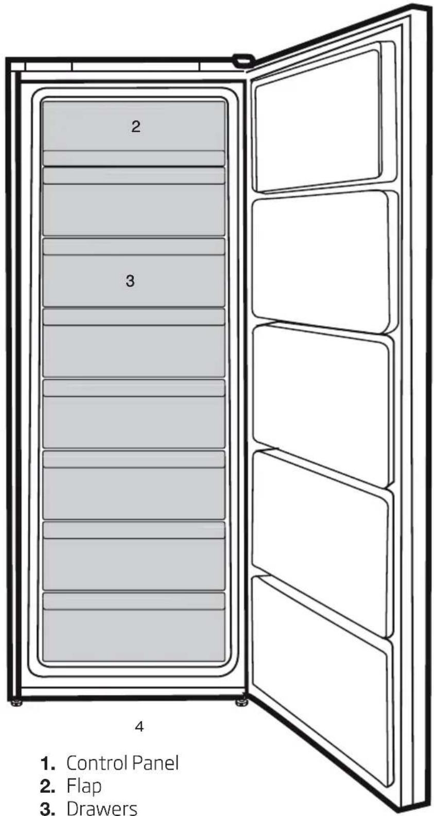 BEKO RFNE312E33WN - Your Freezer - 1