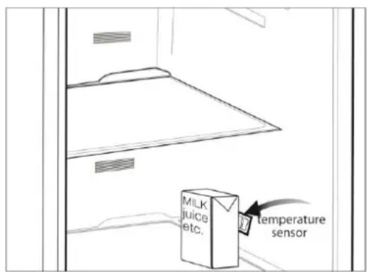 BEKO RFNE270K32WN - Recomandi pentru compartmentul de alimente proaspete   *optional - 1