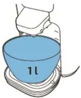 PHILIPS UpBeat SHE2405 - Flushing the machine before first use - 5