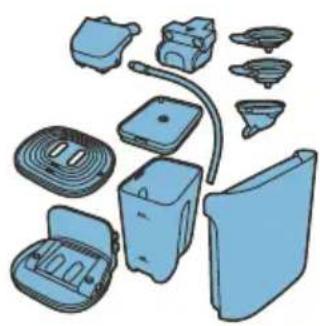 PHILIPS UpBeat SHE2405 - Cleaning the machine and the coffee spout - 3