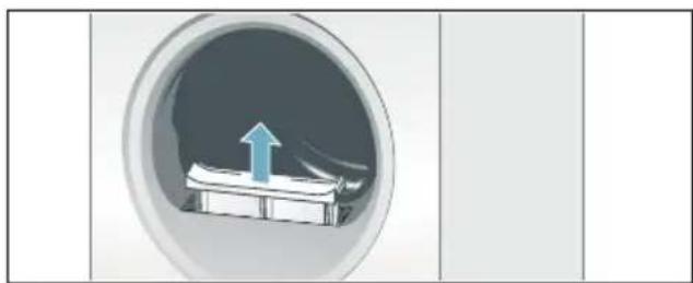 SIEMENS WT45HVP0FG - Nettoyer le filtré à peluches - 1