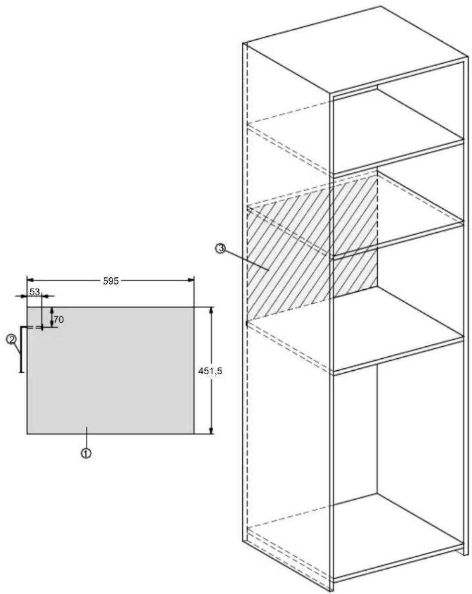 595 53 70 451,5 ① ② ③