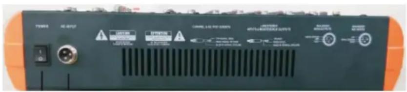 IBIZA SOUND MX802 - PAINEL TRASEIRO - 1