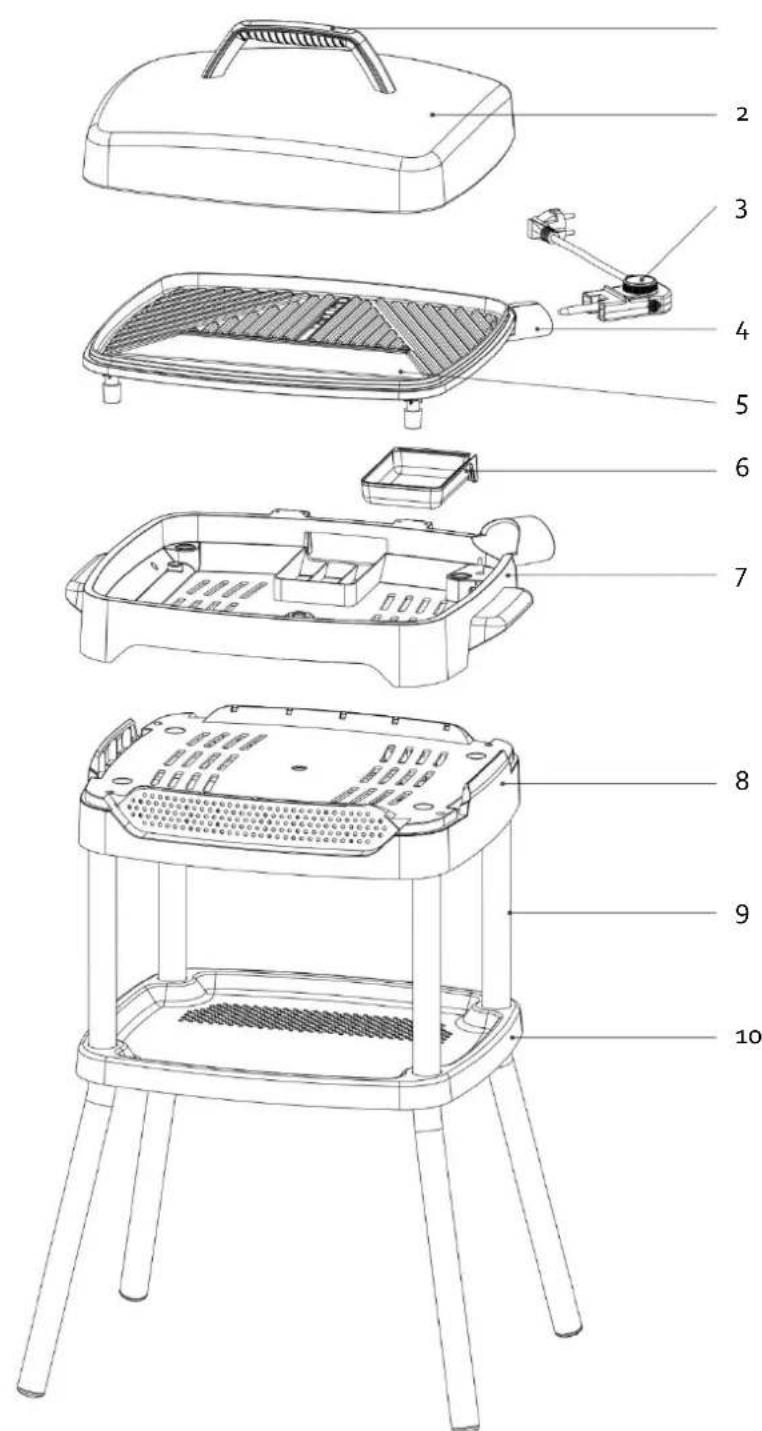FRITEL BBQ 3256 - 1