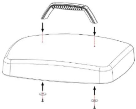 FRITEL BBQ 3256 - d) Het afneembaar deksel - 1