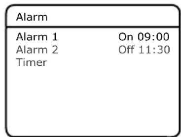 PURE Evoke H4a - Slik stiller du inn en alarm: - 2
