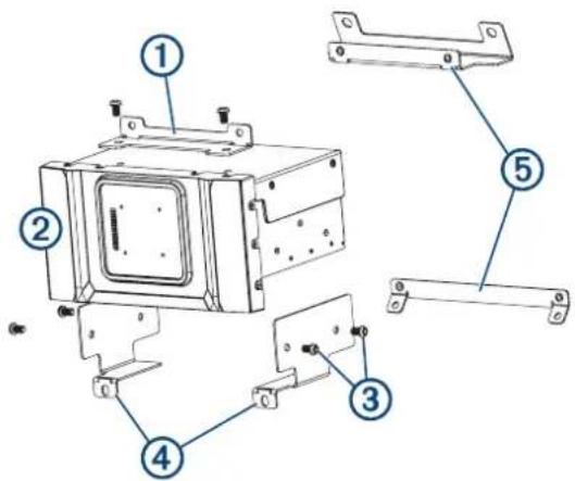 GARMIN Vieo RV 51 - Installation de l'étrier pour les véhicules FIAT™ Ducato - 1