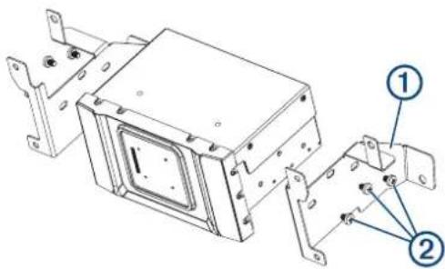 GARMIN Vieo RV 51 - Installation de l'étrier sur le socle pour les véhicules Mercedes-Benz Sprinter™ - 1