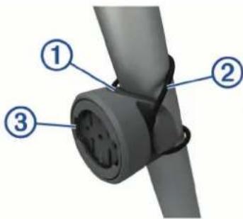 GARMIN Varia RTL516 - Installation du support de fixation universel - 1