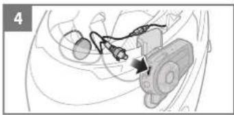 KENWOOD KCAHX7C - Utilisation du microphone câblé - 4