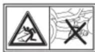 STIGA eRide C300 - DANGER D'expulsion d'objects - 1