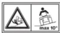 STIGA Tornado 3108 HW - SAFETY SIGNS - 6