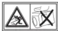 STIGA Tornado 3108 HW - SAFETY SIGNS - 3