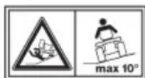 STIGA eRide S300 - DANGER DE PROJECTION D'OBJECTS - 1
