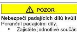 Profilo BD3055WFVN - Vymena horniho zavesu dvifek Spezialni nastroje: - 8