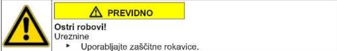 Profilo BD3055WFVN - Zamenjava zgornjega tečaja vrat (vrata s prikazovalnikom) - 2