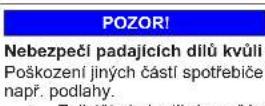 Profilo BD2030WFNN - Výměna středního závěsu dvířek - 10