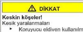 Profilo BD2030WFNN - Kapının alt menteşesinin değiştirilmesi - 4
