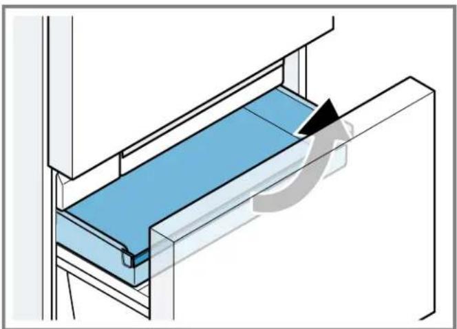 THERMADOR T36FT820NS - Removing the flat frozen food container - 1