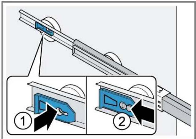 THERMADOR T36FT820NS - Installing the telescopic rails - 2