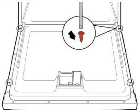 Profilo BM3124EG - Fjernelse af yderdor - 2