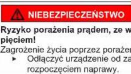 SIEMENS GS36VVWEW - Wymiana górnego zawiasu drzwiczek (drzwiczki z wyświetlaczem) - 14