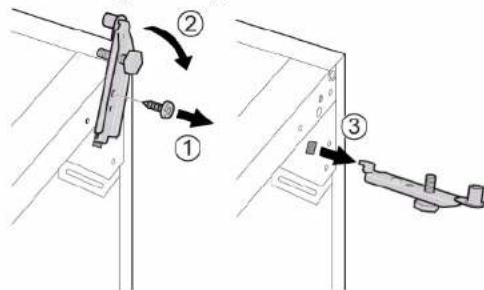 SIEMENS GS36VVWEW - Sustituir la bisagra inferior de la puerta - 2