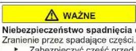 SIEMENS GS36VVWEW - Wymiana górnego zawiasu drzwiczek (drzwiczki z wyświetlaczem) - 8