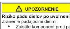 SIEMENS KG56NQEF0N - Výmena horného závesu dvierok (dvierka s displejom) - 8